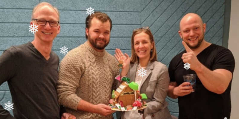 Gingerbread Wars it the office holiday party of your dreams.