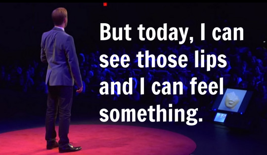 But today, I can see those lips and I can feel something
