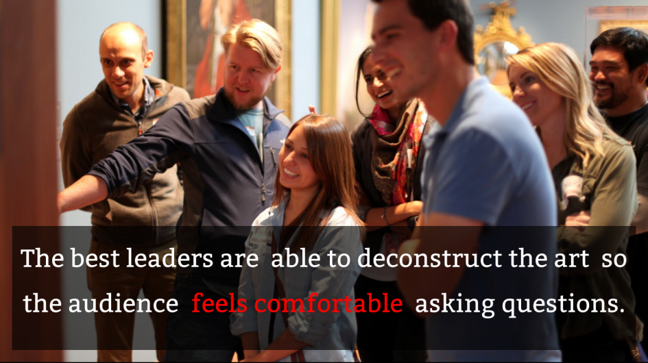 Making audiences feel comfortable is key. 